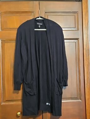 Lane Bryant Black Long Cardigan